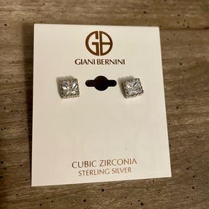 Giani Bernini Silver Stud Earrings